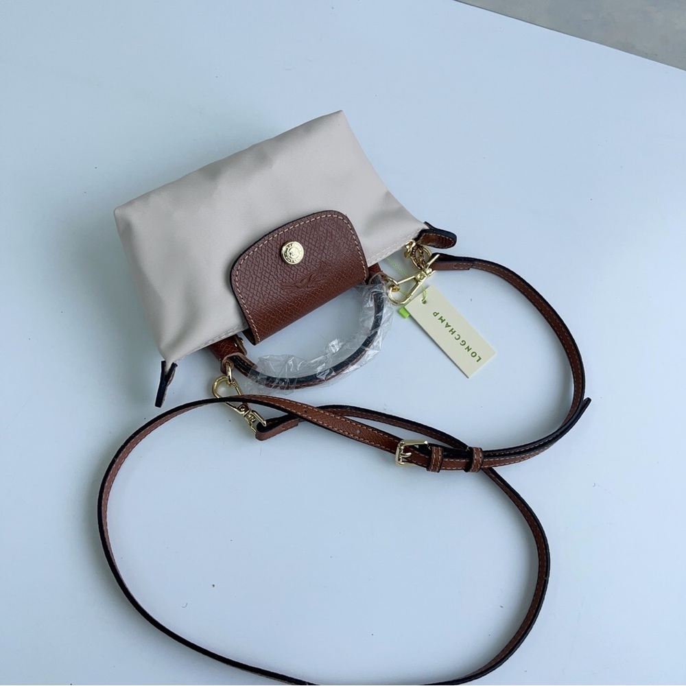 🌿 Longchamp Cream Mini Crossbody Bag - Picture 4 of 8